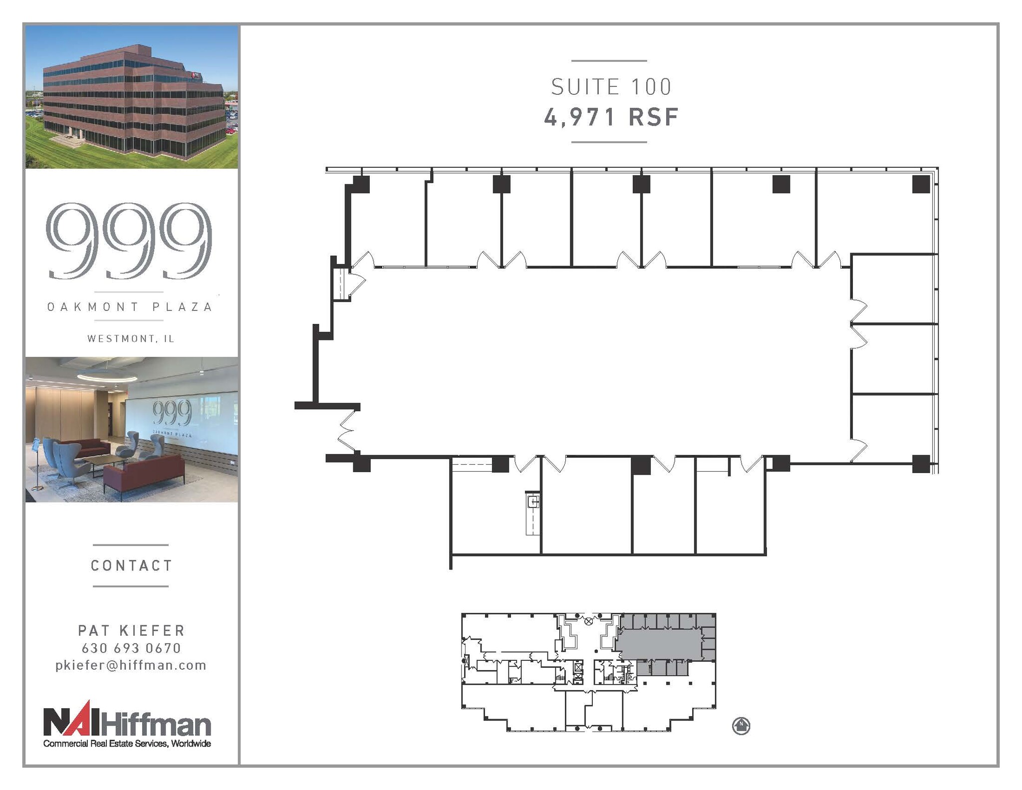 999 Oakmont Plaza Dr, Westmont, IL for lease Floor Plan- Image 1 of 1