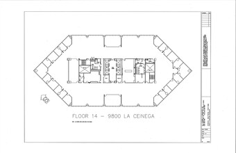 9800 S La Cienega Blvd, Inglewood, CA à louer Plan d’étage- Image 1 de 1