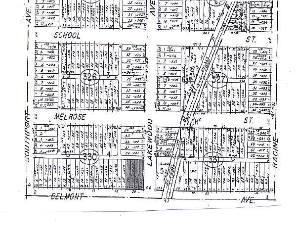 1300 W Belmont Ave, Chicago, IL for lease - Plat Map - Image 2 of 8