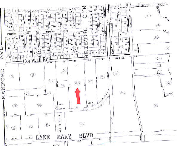 901-923 Cornwall Rd, Sanford, FL for lease - Plat Map - Image 2 of 4