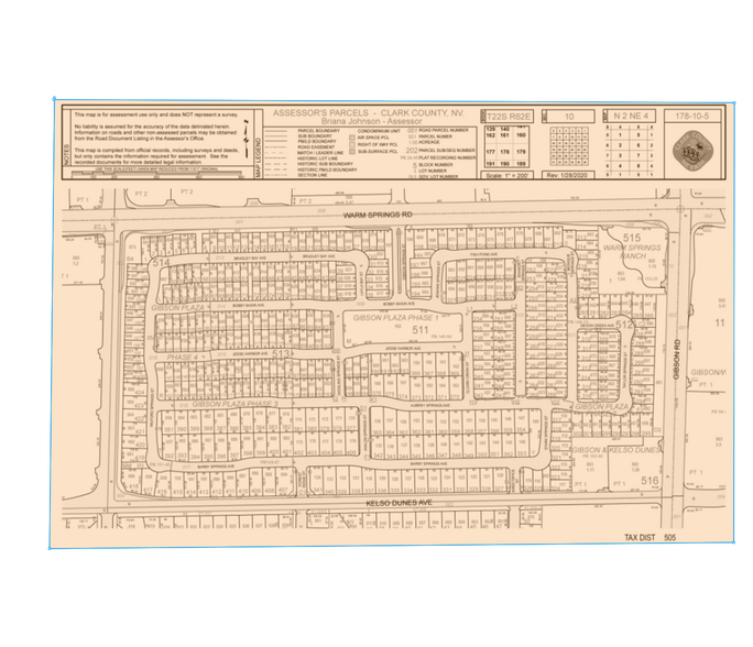 1109 Bobby Basin Ave, Henderson, NV à vendre - Plan cadastral - Image 1 de 1