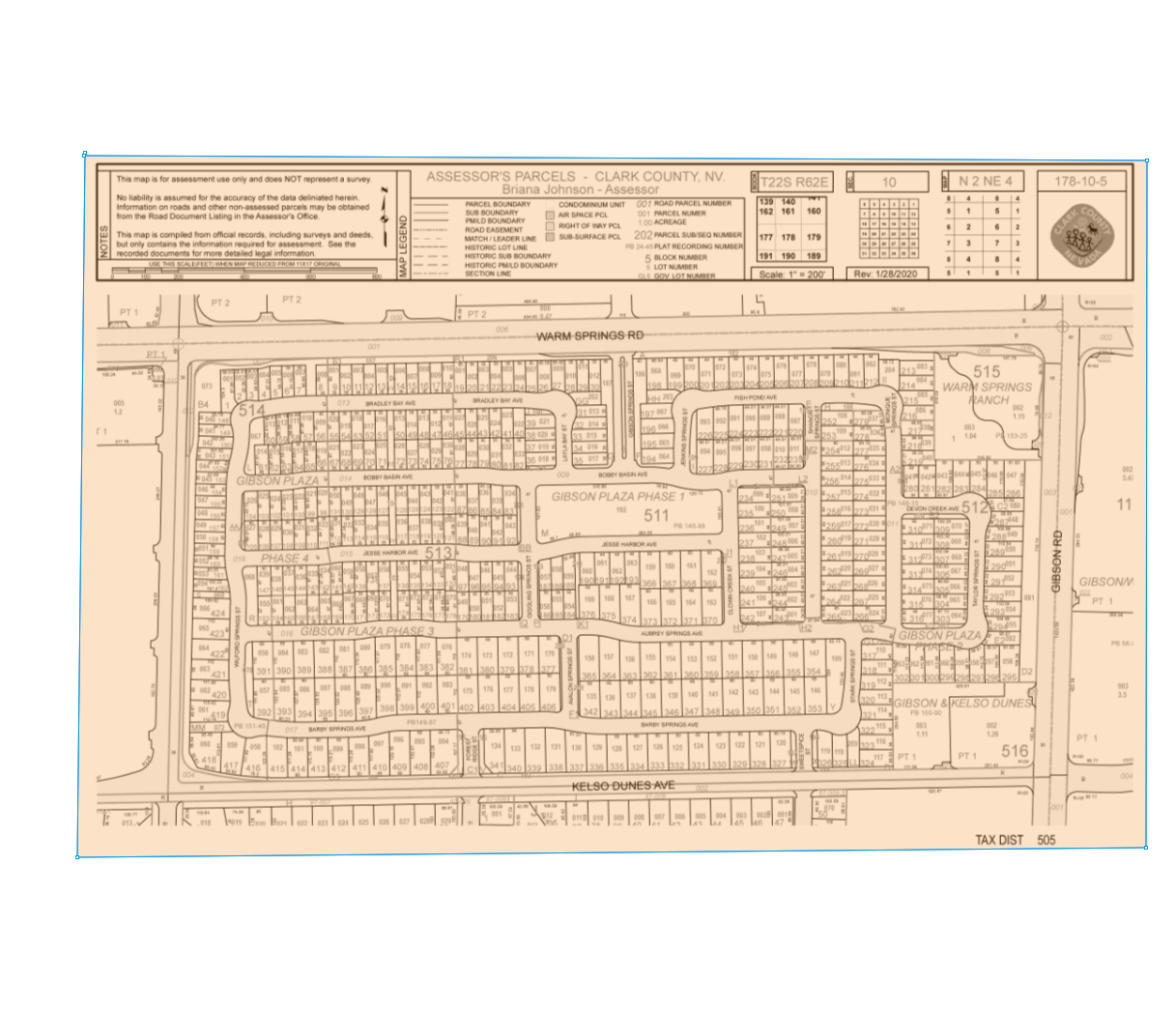 1109 Bobby Basin Ave, Henderson, NV à vendre Plan cadastral- Image 1 de 2