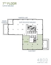 4800 Hampden Ln, Bethesda, MD à louer Plan d’étage- Image 1 de 1