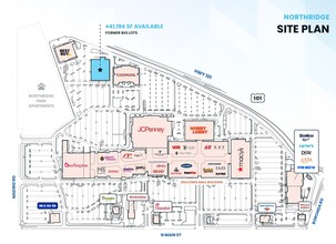 370 Northridge Shopping Ctr, Salinas, CA à louer Plan de site- Image 2 de 2