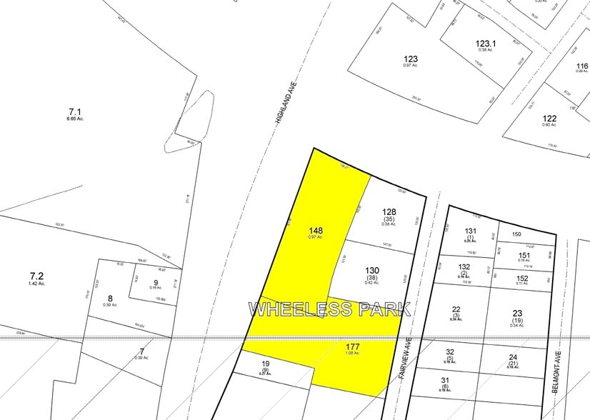 2208 Highland Ave, Augusta, GA for sale - Plat Map - Image 2 of 5