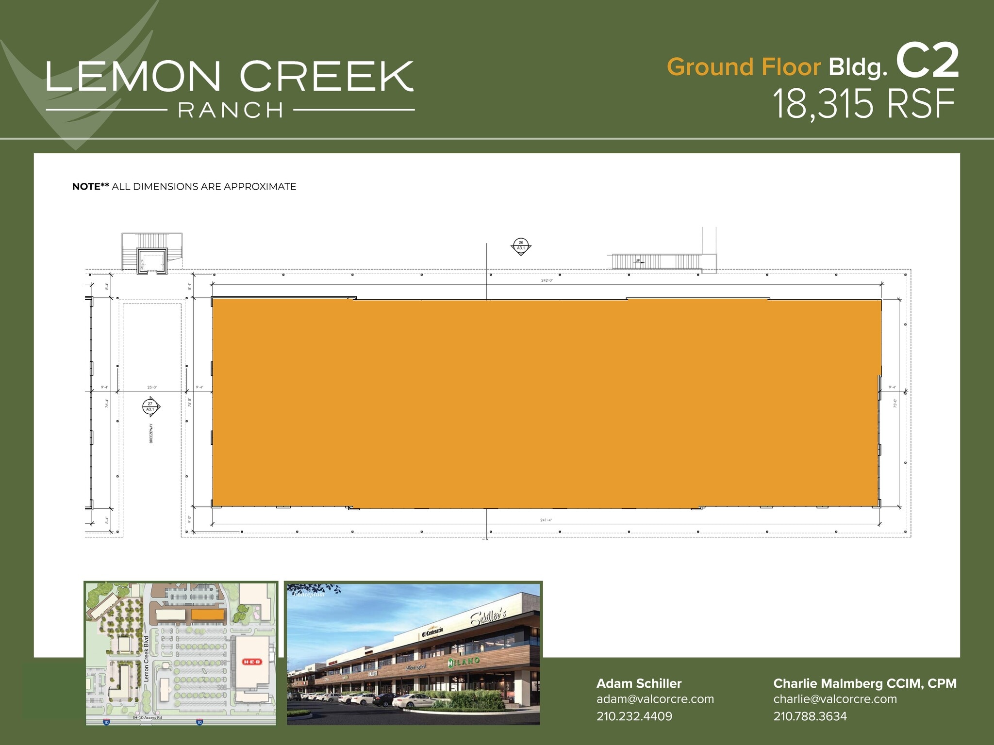 I-10 W & Balcones Creek Dr, Boerne, TX à louer Plan de site- Image 1 de 3