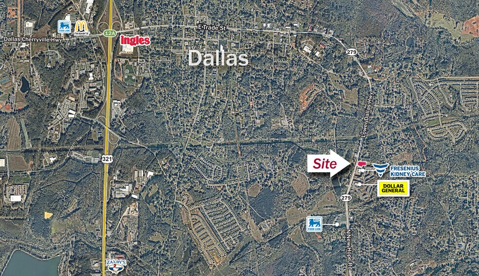 Lower Dallas Hwy, Dallas, NC for sale - Building Photo - Image 2 of 2