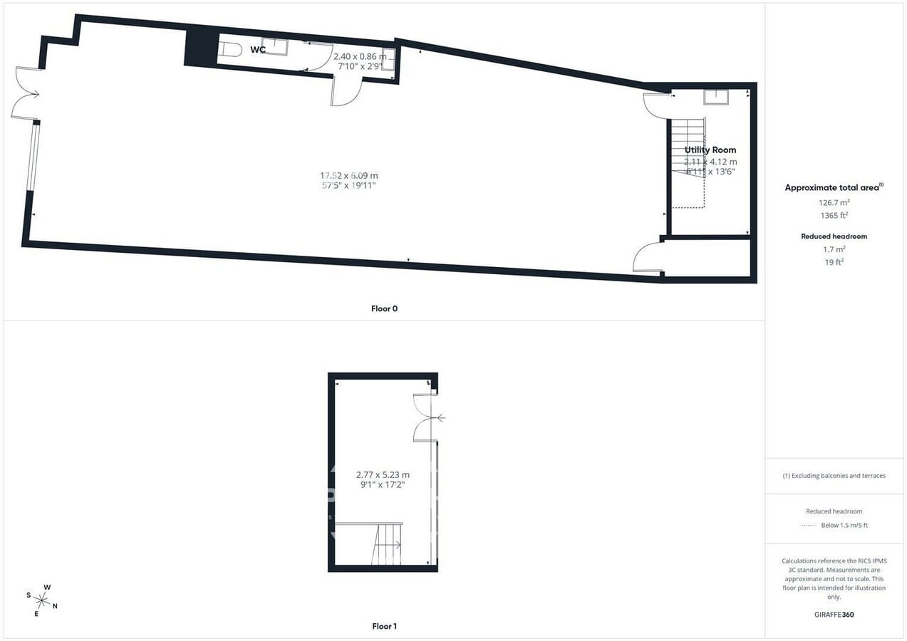 256-280 Hackney Rd, London, LND E2 7SJ - Unit 262 - - Floor Plan - Image 1 of 6