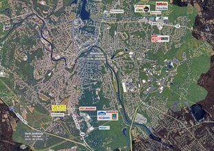 1400-1450 Park Ave, Woonsocket, RI - AERIAL  map view - Image1