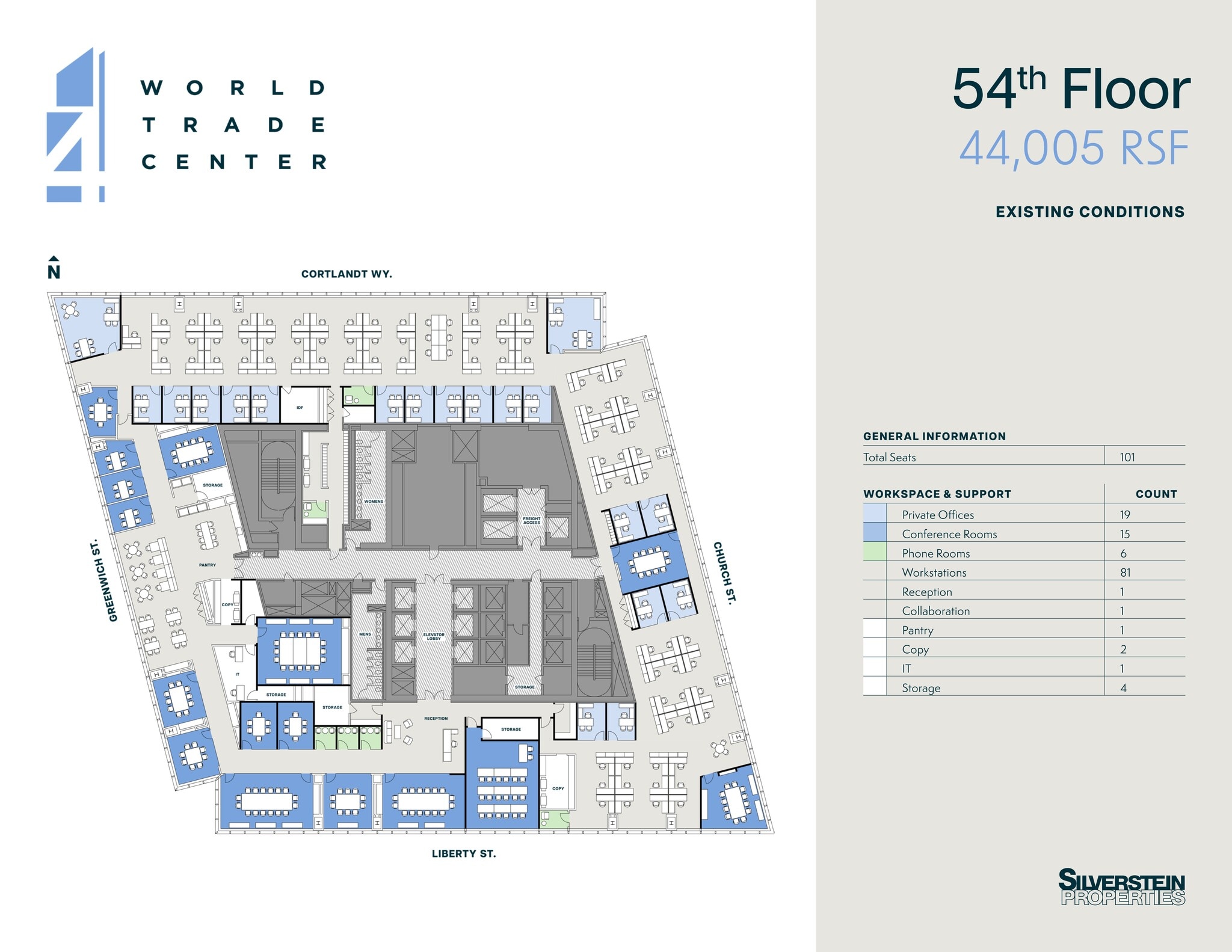 4 World Trade Center, New York, NY à louer Plan de site- Image 1 de 1
