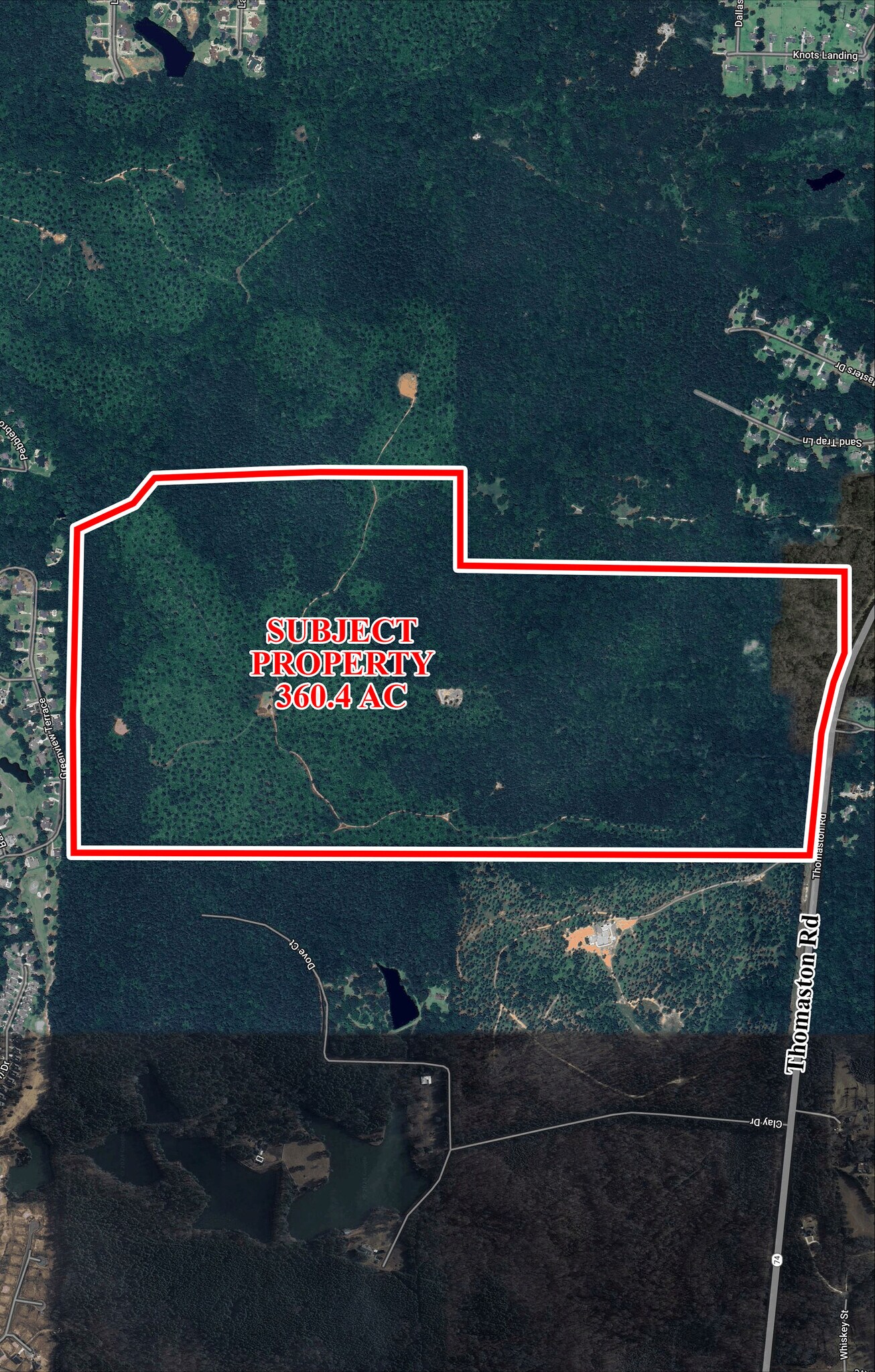 7633 Thomaston Rd, Macon-Bibb, GA à vendre Aérien- Image 1 de 9