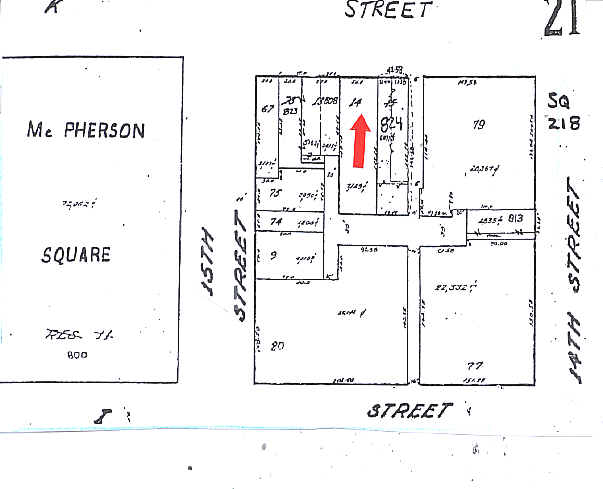 1424 K St NW, Washington, DC à vendre - Plan cadastral - Image 1 de 1