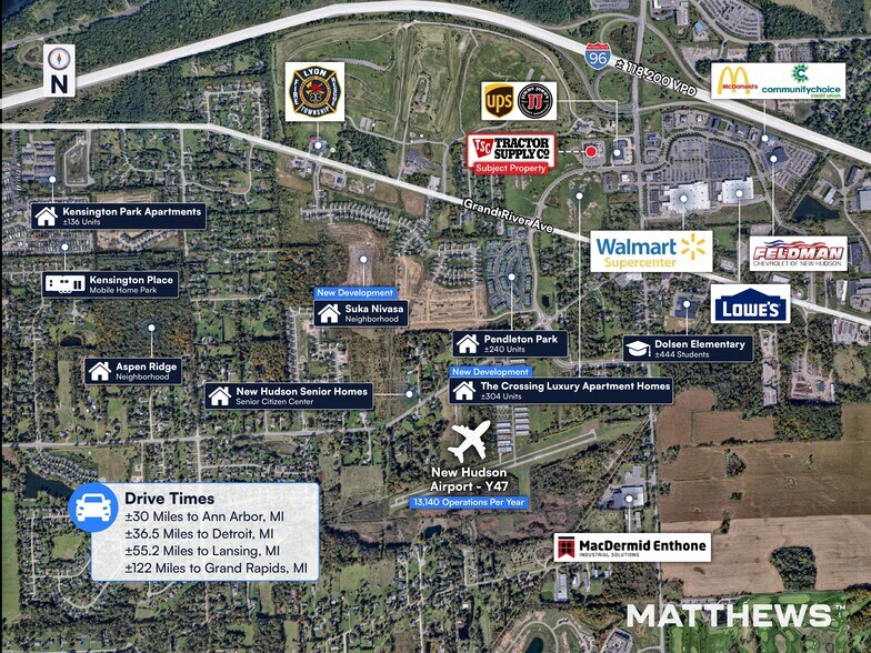 57184 Lyon Center Dr, New Hudson, MI à vendre - Photo du bâtiment - Image 3 de 6