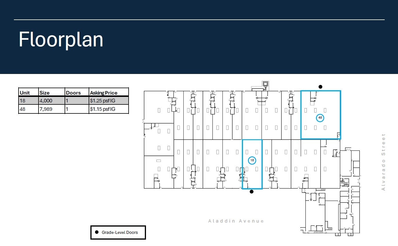 2661 Alvarado St, San Leandro, CA for lease Floor Plan- Image 1 of 1
