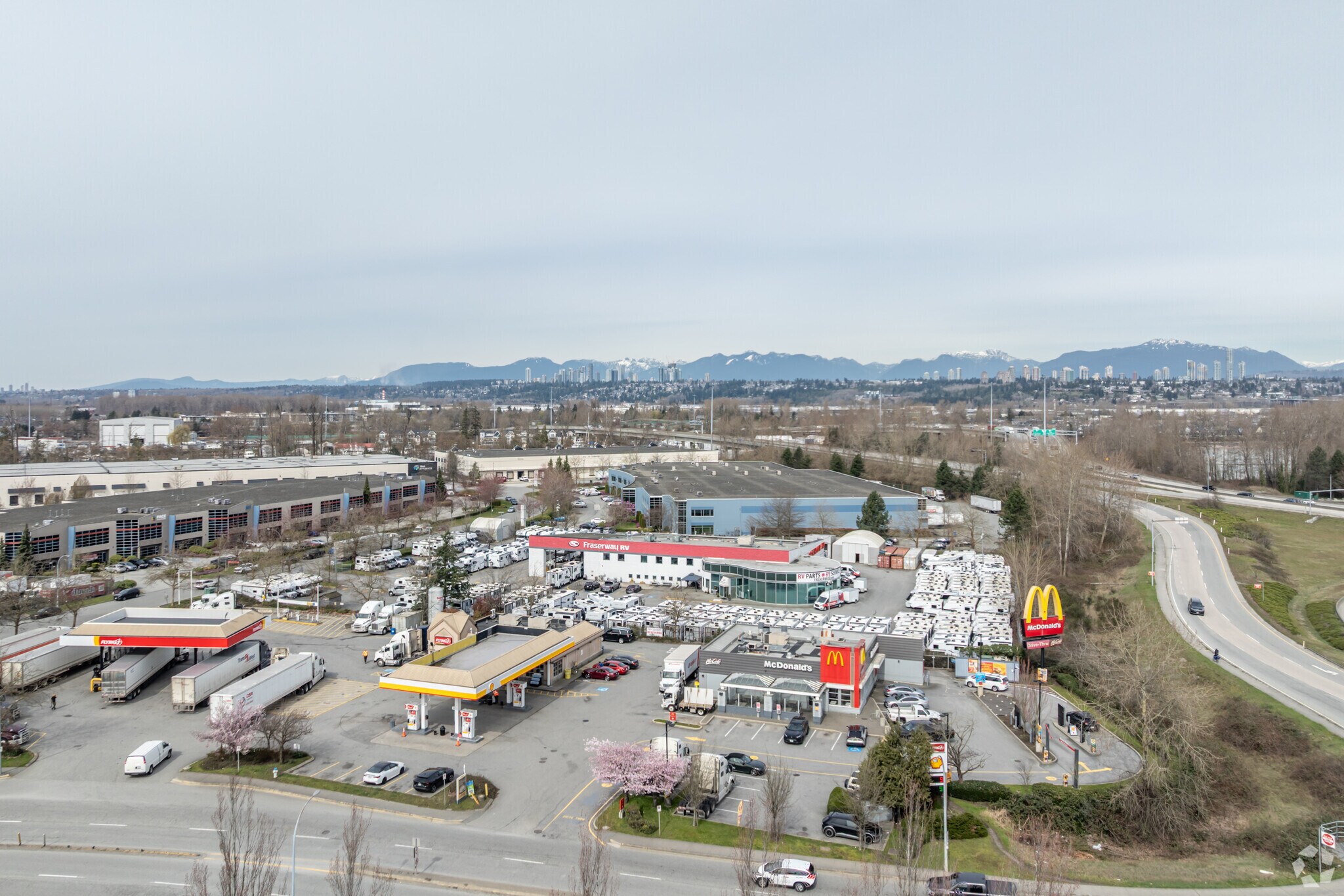 747 Cliveden Pl, Delta, BC for lease Aerial- Image 1 of 19