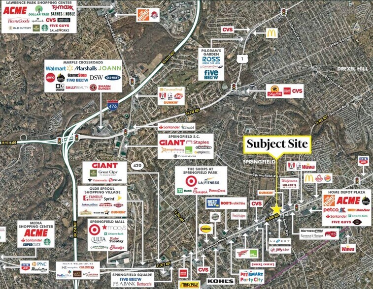 1891 S State Rd, Upper Darby, PA à louer - Photo du bâtiment - Image 2 de 11