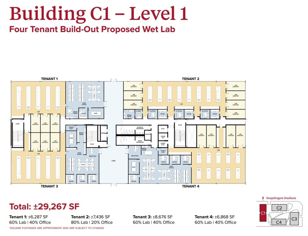 Friars Rd, San Diego, CA for lease Floor Plan- Image 1 of 1