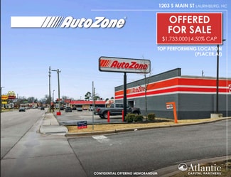 More details for 1203 S Main St, Laurinburg, NC - Retail for Sale