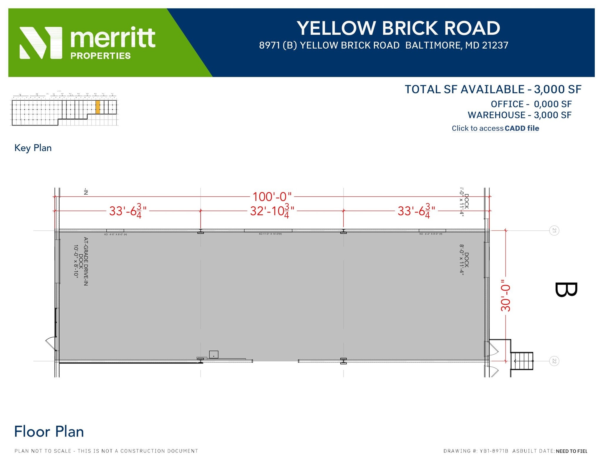8967-8987 Yellow Brick Rd, Rosedale, MD for lease Floor Plan- Image 1 of 1