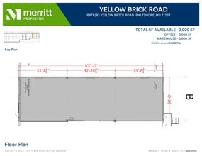 8967-8987 Yellow Brick Rd, Rosedale, MD for lease Floor Plan- Image 1 of 1