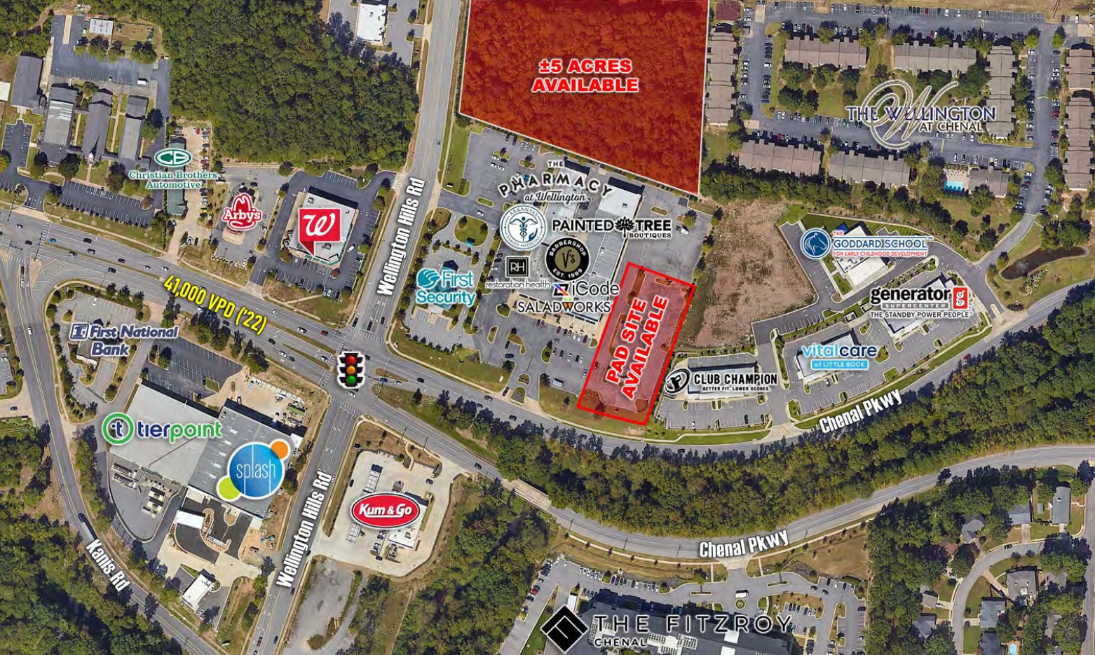 15400 Chenal Pky, Little Rock, AR à louer Photo du bâtiment- Image 1 de 4