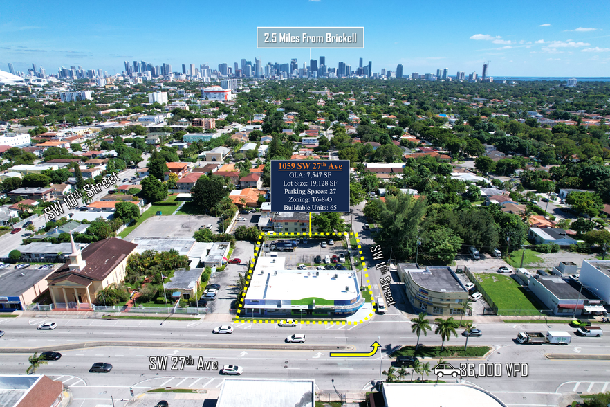 1059-1067 SW 27th Ave, Miami, FL à vendre - Photo du bâtiment - Image 1 de 1