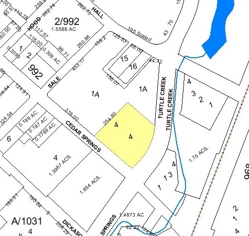 3131 Turtle Creek Blvd, Dallas, TX à louer - Plan cadastral - Image 2 de 24