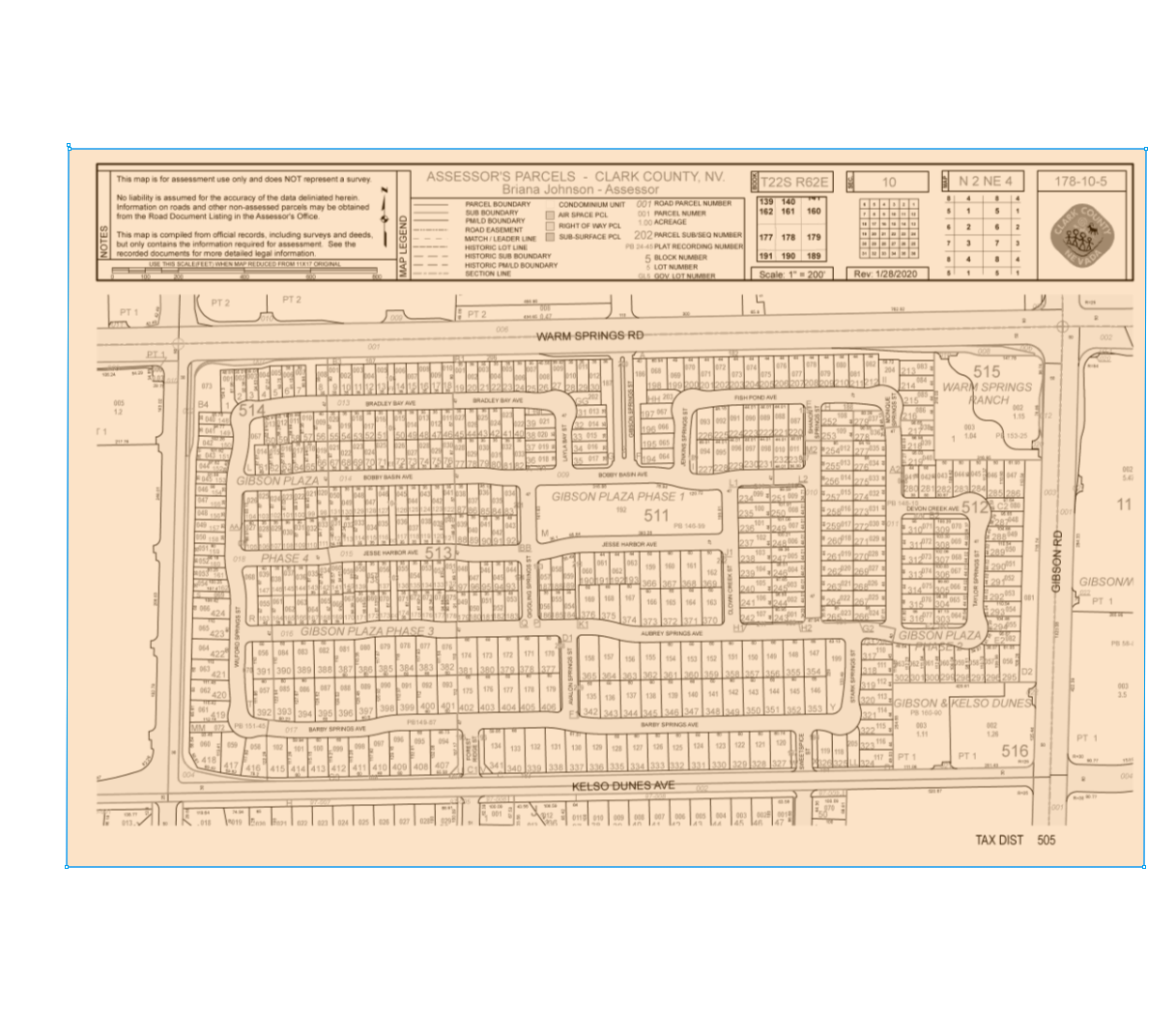 1119 Jesse Harbor Ave, Henderson, NV à vendre Plan cadastral- Image 1 de 2