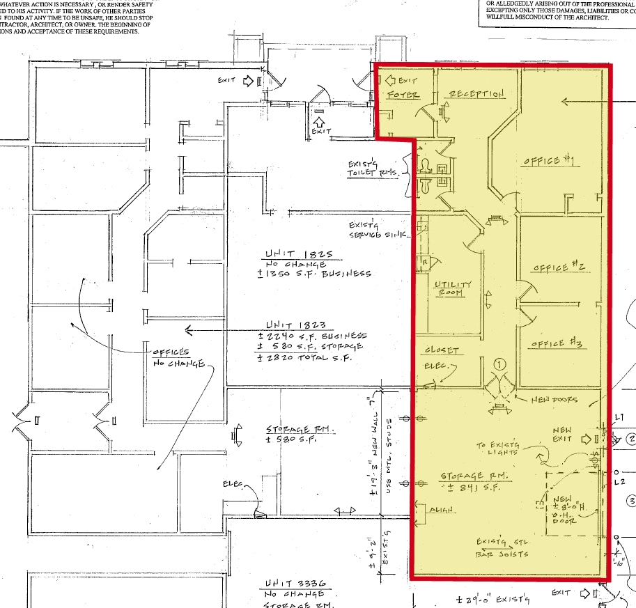 3340 W Lake Ave, Glenview, IL for lease Floor Plan- Image 1 of 1