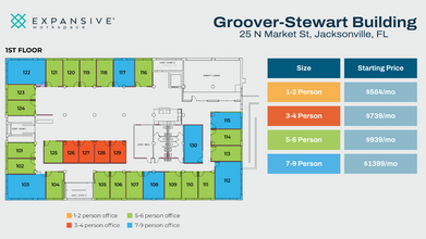 25 N Market St, Jacksonville, FL for lease Floor Plan- Image 1 of 4