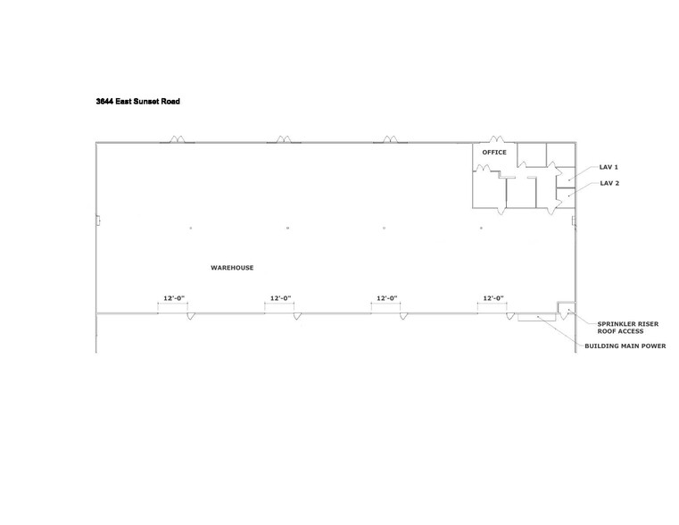 3644 E Sunset Rd, Las Vegas, NV for lease - Floor Plan - Image 3 of 8