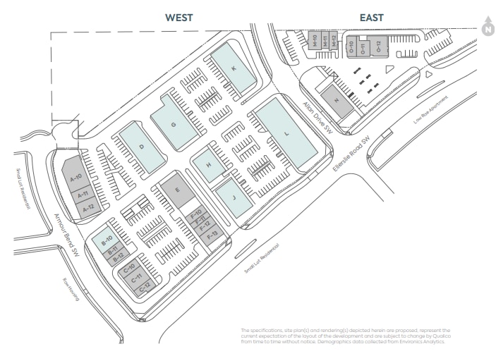Allan Dr SW, Edmonton, AB à louer Plan de site- Image 1 de 1