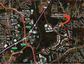 5955 Shiloh Rd E, Alpharetta, GA - AERIAL map view
