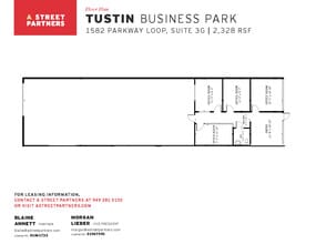 15102 Red Hill Ave, Tustin, CA for lease Floor Plan- Image 1 of 1