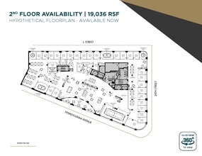 2401 Pennsylvania Ave NW, Washington, DC à louer Plan d  tage- Image 2 de 8