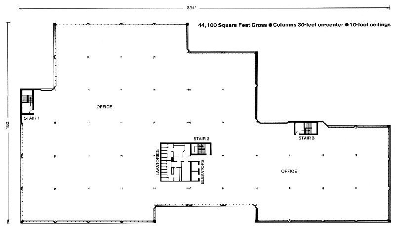 1201 Seven Locks Rd, Rockville, MD for lease - Typical Floor Plan - Image 3 of 9