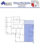 1000 Executive Parkway Dr, Creve Coeur, MO for lease Floor Plan- Image 1 of 1