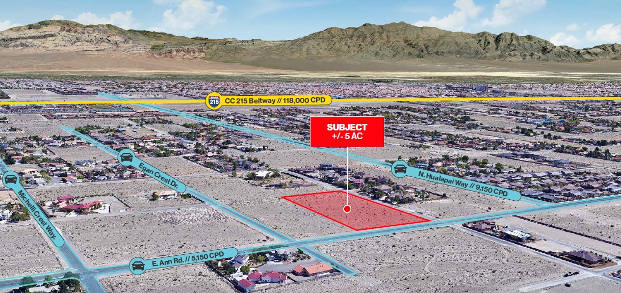 W Ann rd, Las Vegas, NV à vendre Aérien- Image 1 de 4