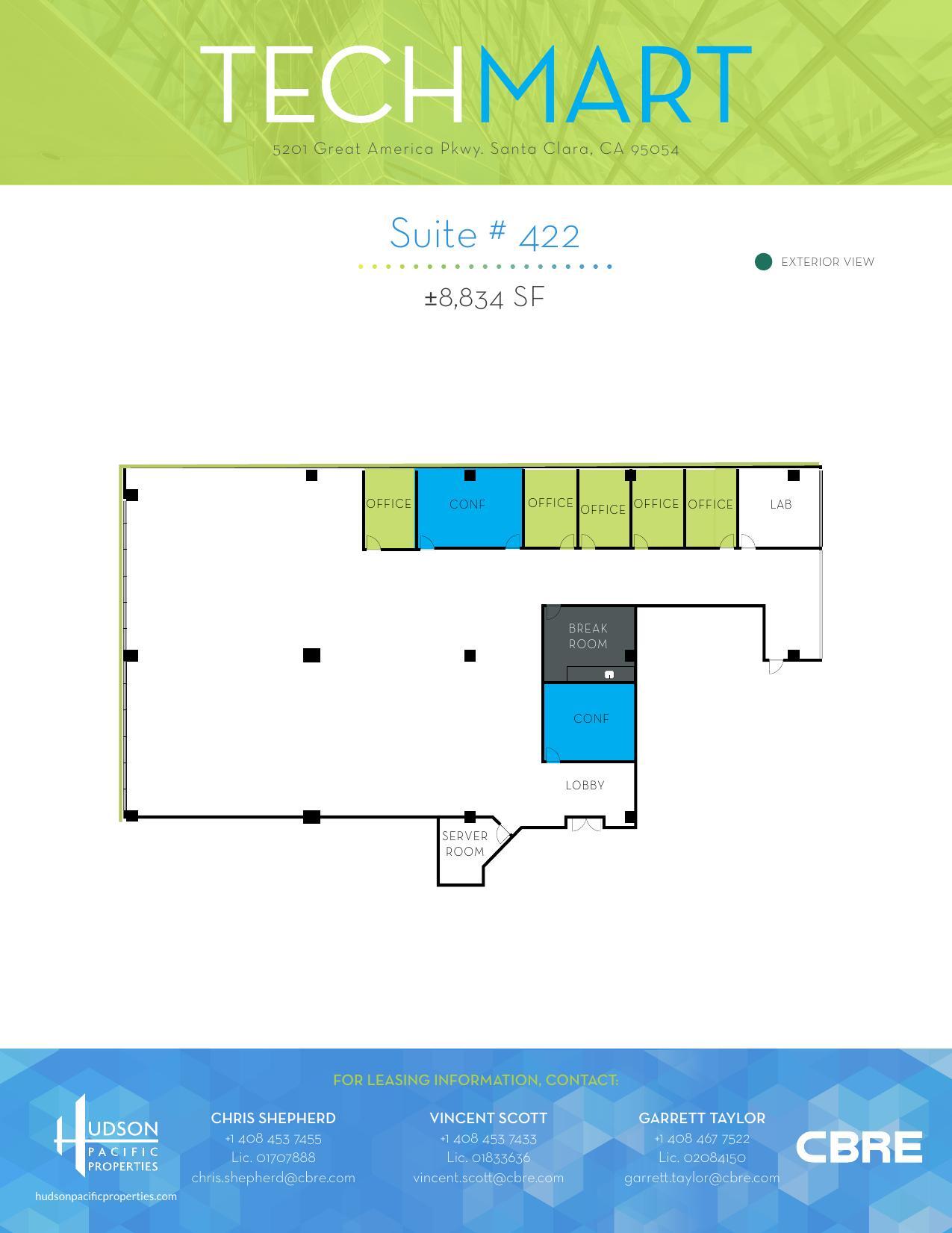 5201 Great America Pkwy, Santa Clara, CA for lease Floor Plan- Image 1 of 1