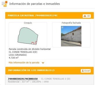 More details for Calle Conde de Tendillas, 1, Loja - Land for Sale