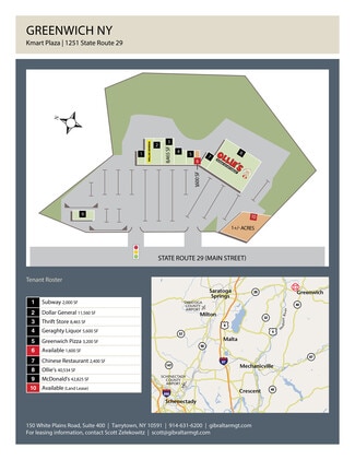 More details for 1251 State Route 29, Greenwich, NY - Retail for Lease