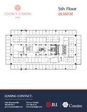 5851 Legacy Cir, Plano, TX à louer Plan d’étage- Image 1 de 1