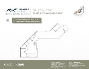 2175 N California Blvd, Walnut Creek, CA for lease Floor Plan- Image 1 of 1