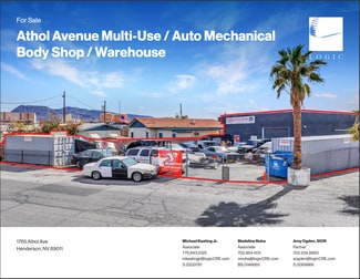 Plus de détails pour 1765 Athol Ave, Henderson, NV - Commerce de détail à vendre