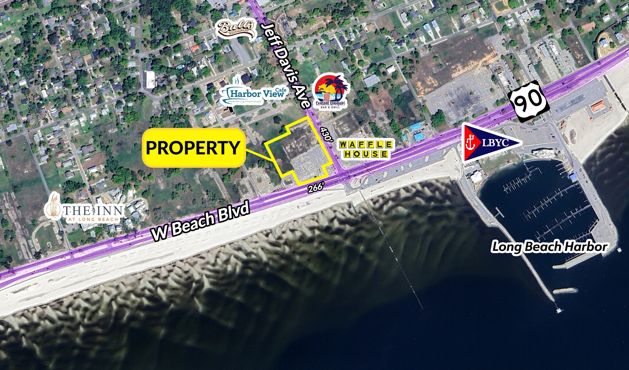 102 W Beach Blvd, Long Beach, MS à vendre Photo du bâtiment- Image 1 de 10