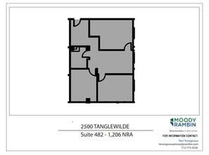 2500 Tanglewilde St, Houston, TX for lease Floor Plan- Image 1 of 1
