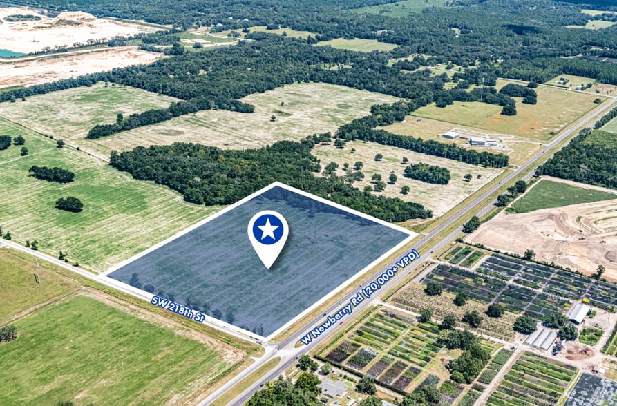 NEC W. Newberry Road & SW 218th Street, Newberry, FL à vendre - Aérien - Image 3 de 4