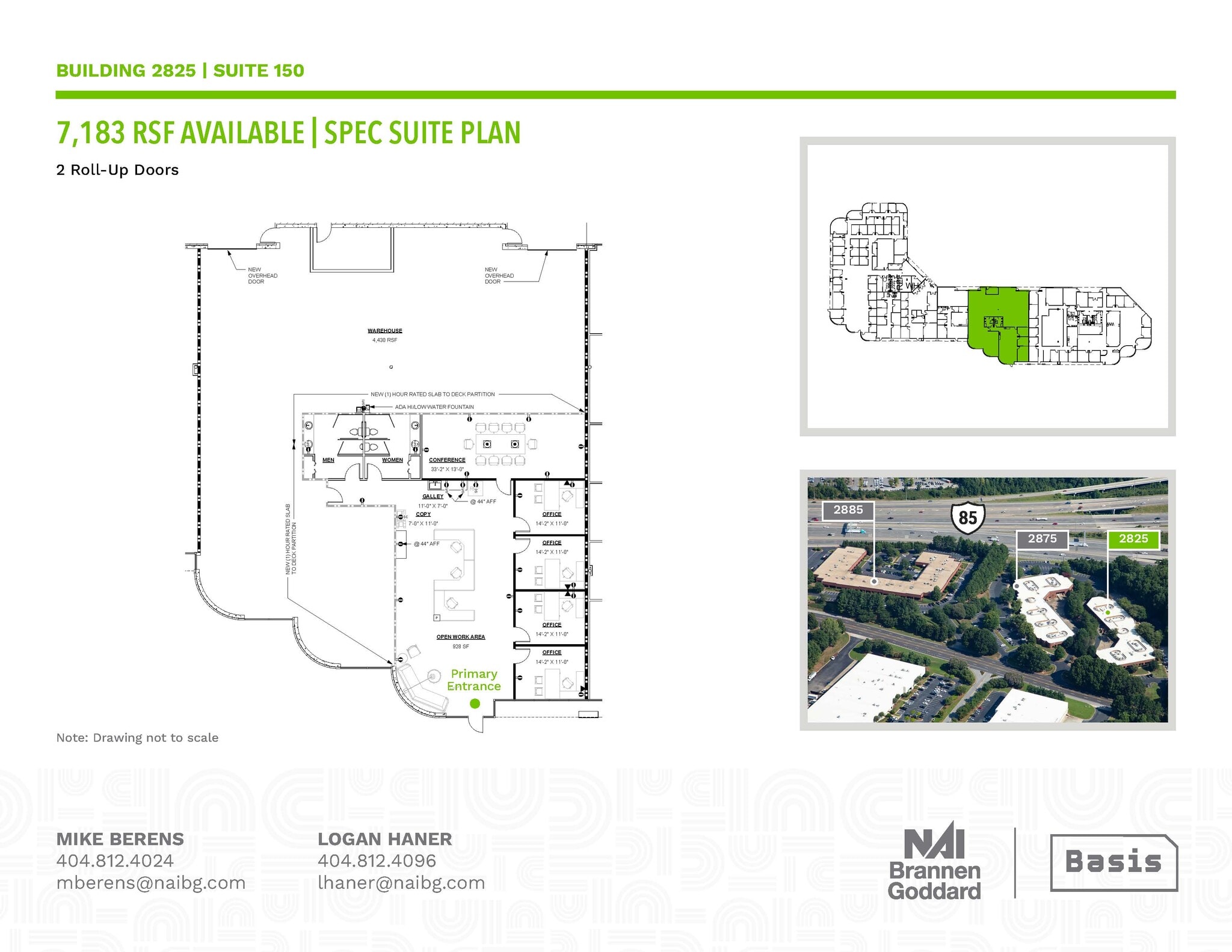 3025 Breckinridge Blvd, Duluth, GA à louer Plan d’étage- Image 1 de 1