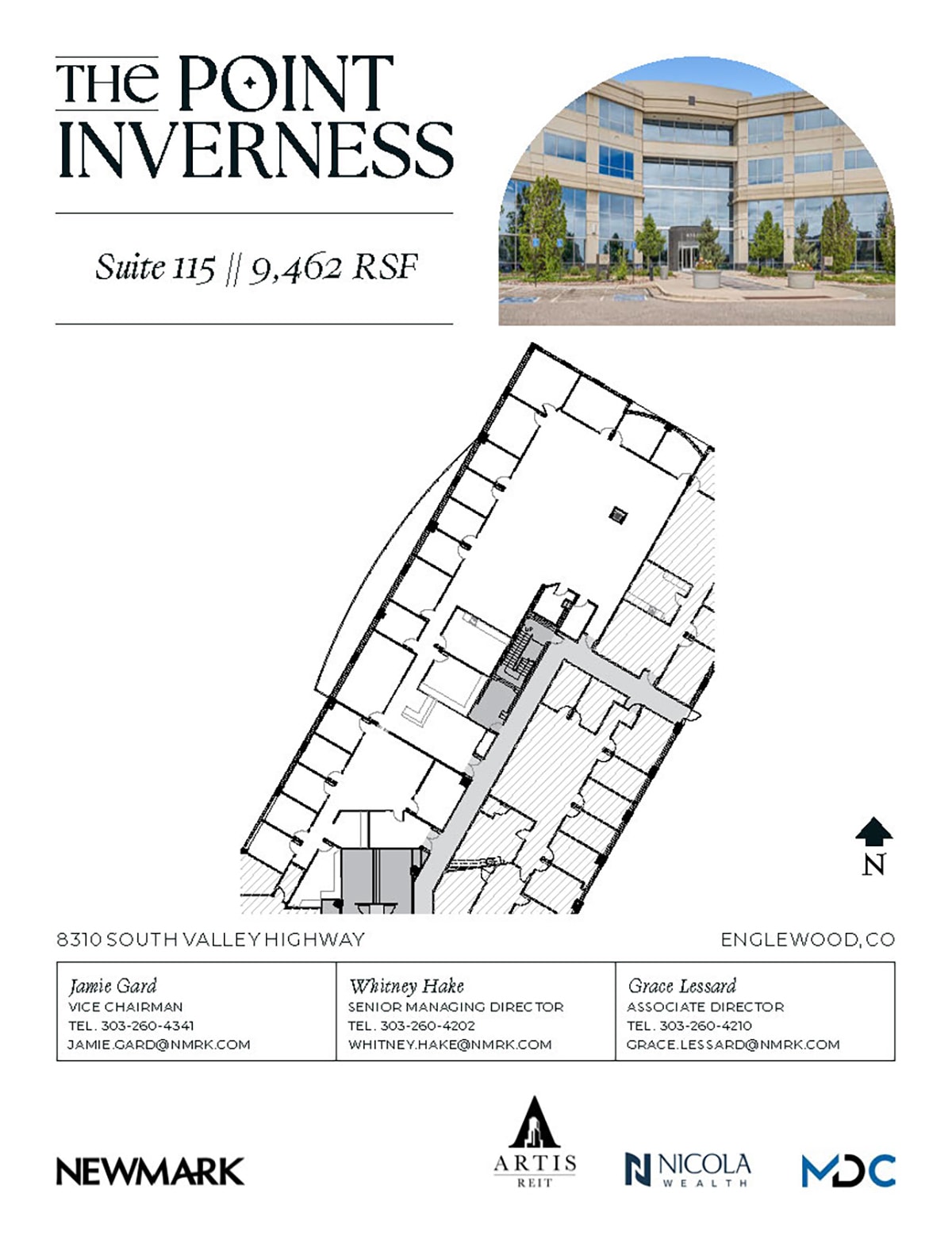 8310 S Valley Hwy, Englewood, CO for lease Floor Plan- Image 1 of 2
