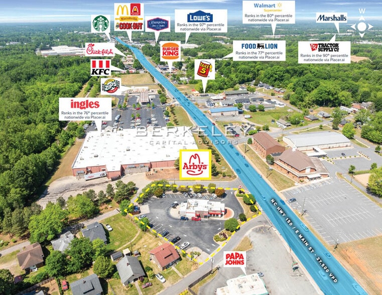 2216 E Main St, Lincolnton, NC for sale - Building Photo - Image 3 of 5